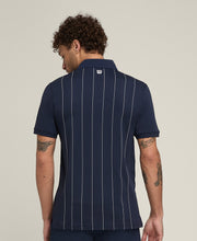 【50%OFF】オールシーズン ポロ ピンストライプ - クラシックネイビー