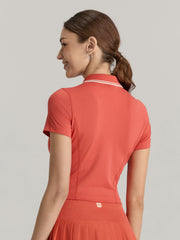 ボールセンス ショートスリーブ ポロ - ウォッシュド レッド