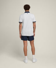 【50%OFF】オールシーズン ポロ ピンストライプ - クラブグレー