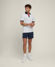 【50%OFF】オールシーズン ポロ ピンストライプ - クラブグレー