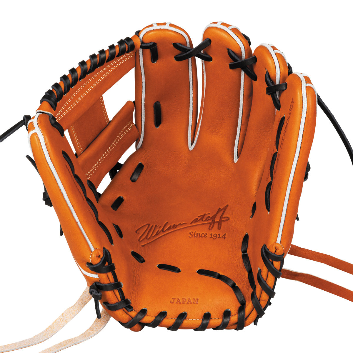 硬式用 Wilson Staff DUAL 内野手用 87型 - Tオレンジ
