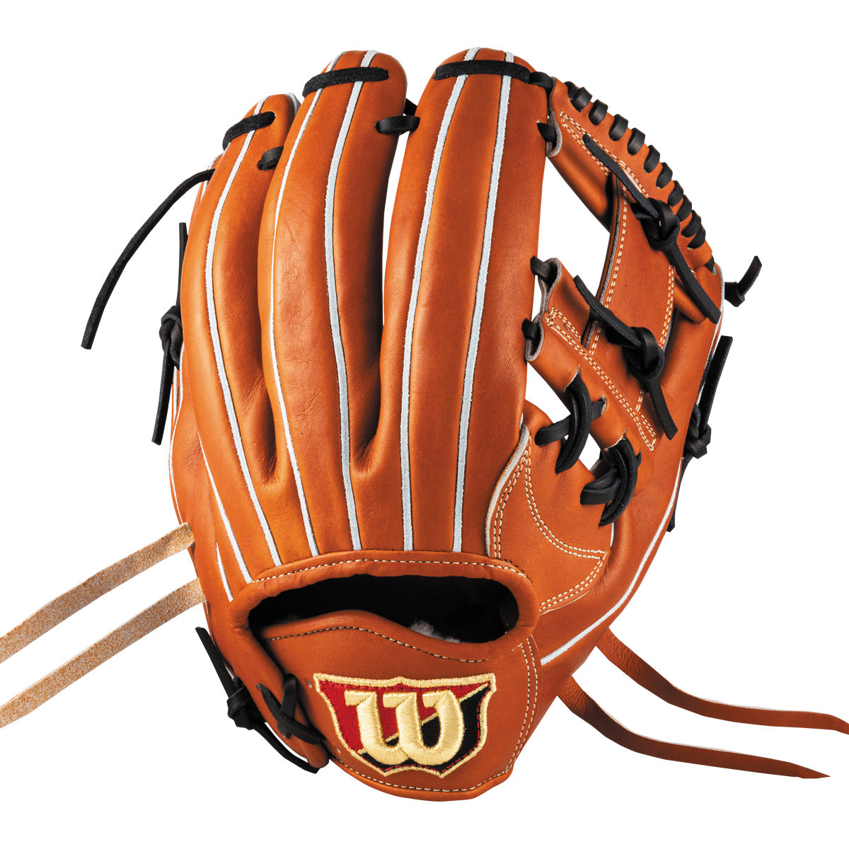 硬式用 Wilson Staff DUAL 内野手用 1723型 - Tオレンジ