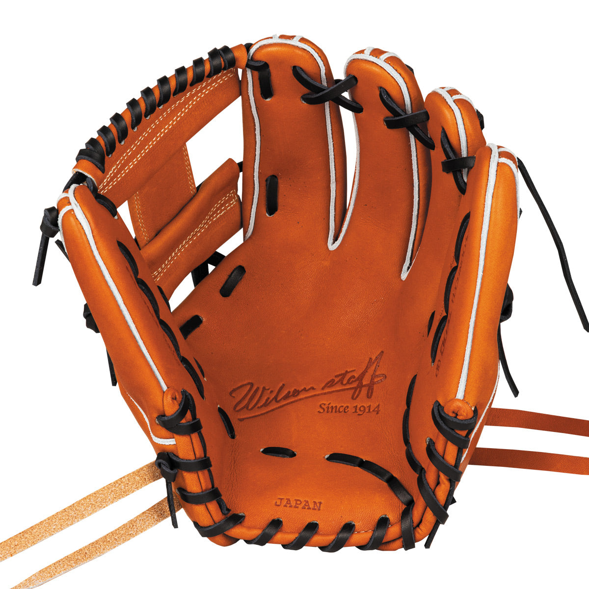 軟式用 Wilson Staff DUAL 内野手用 86型 - Tオレンジ