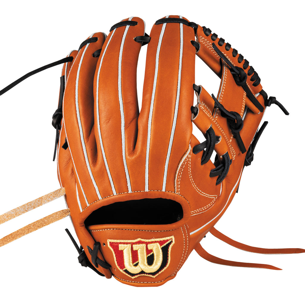 軟式用 Wilson Staff DUAL 内野手用 87型 - Tオレンジ by Wilson Japan