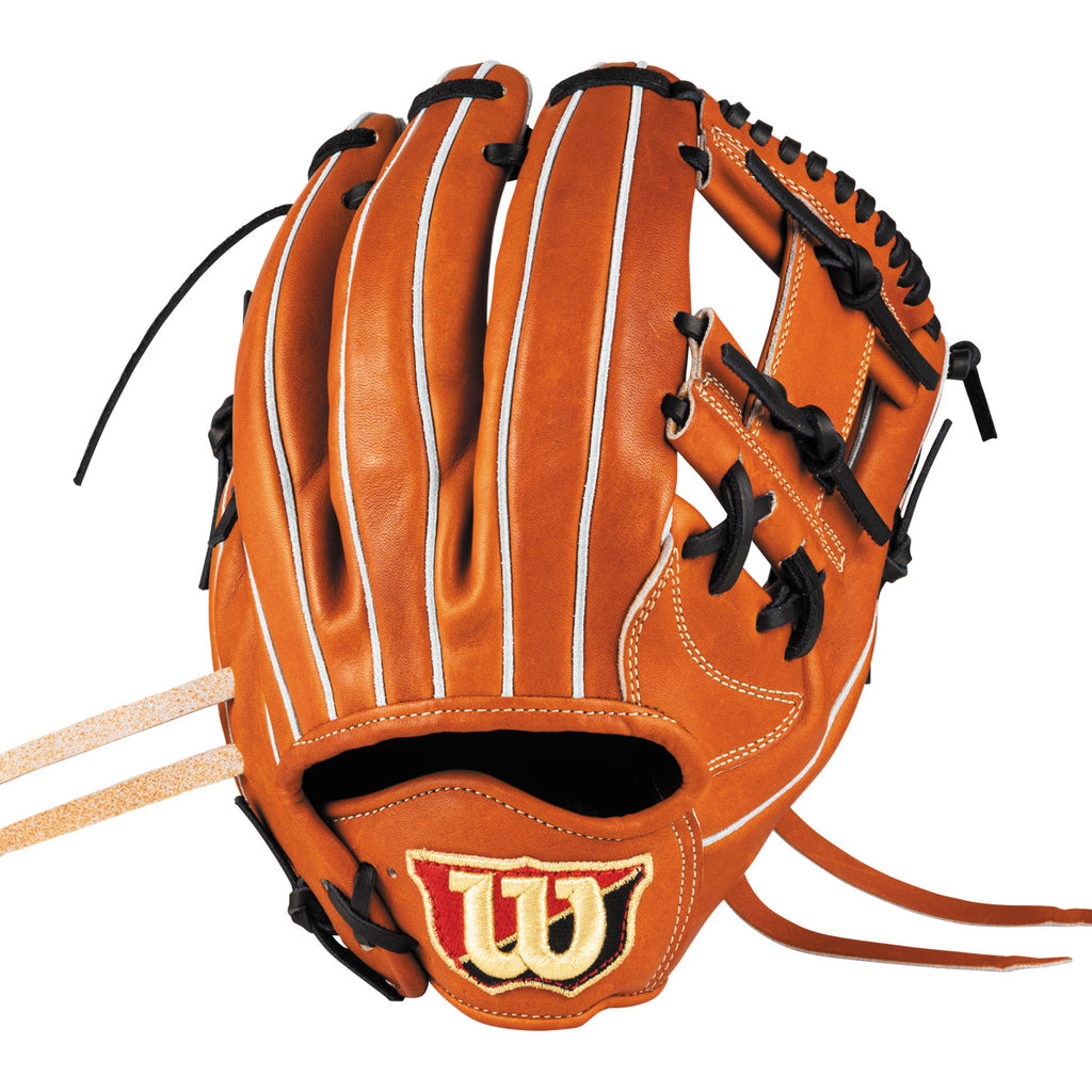 軟式用 Wilson Staff DUAL 内野手用 1723型 - Tオレンジ by Wilson