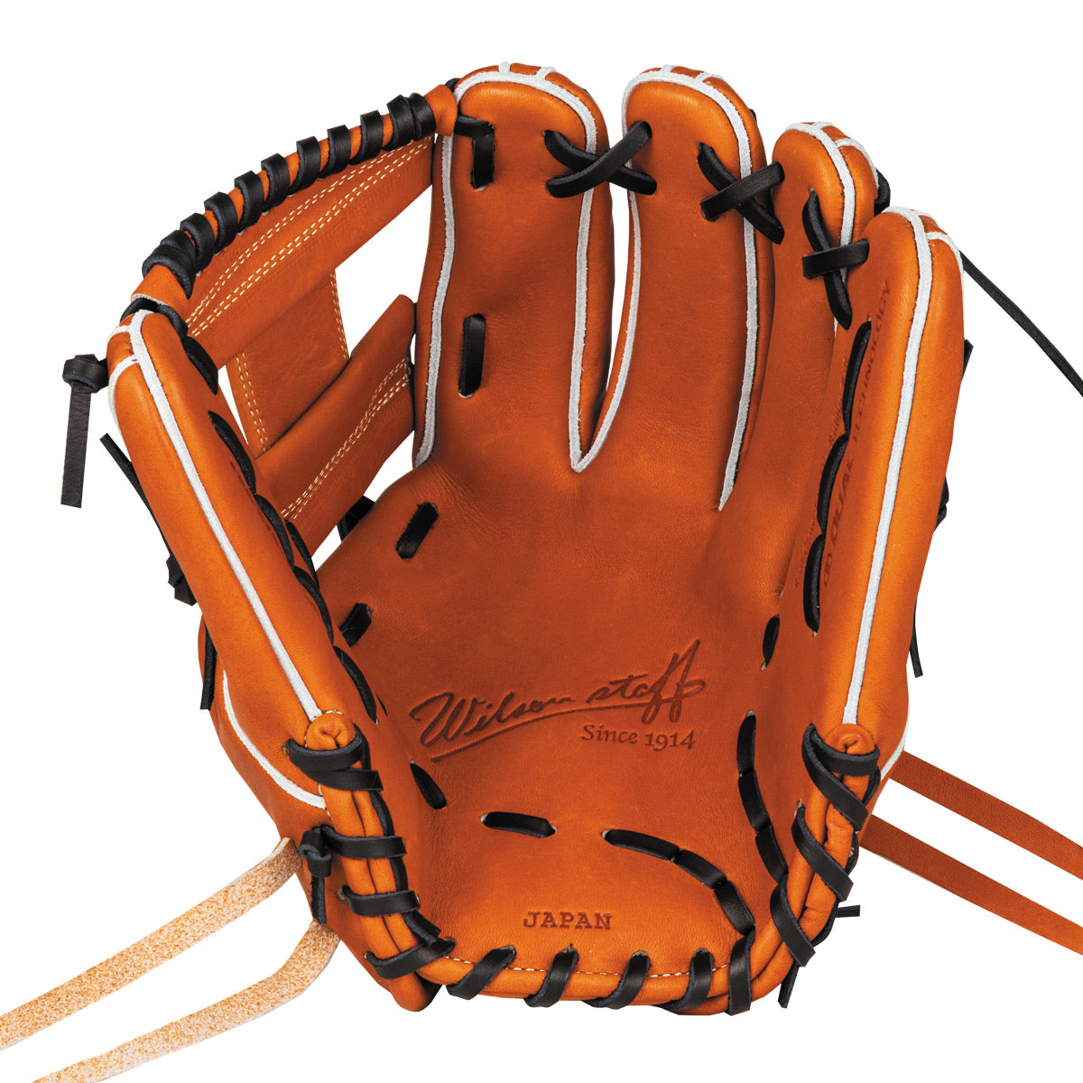 軟式用 Wilson Staff DUAL 内野手用 1723型 - Tオレンジ