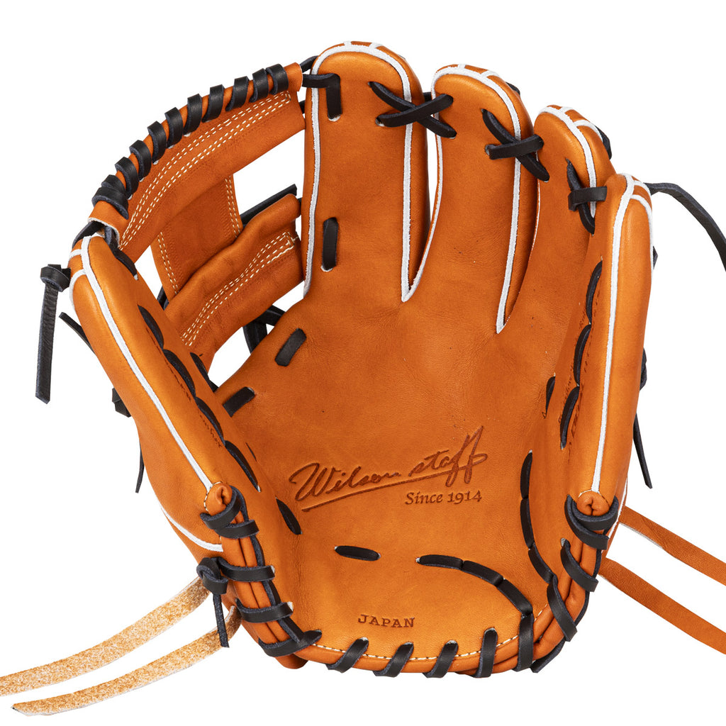 軟式用 Wilson Staff DUAL 内野手用 86PF型 - Tオレンジ by Wilson