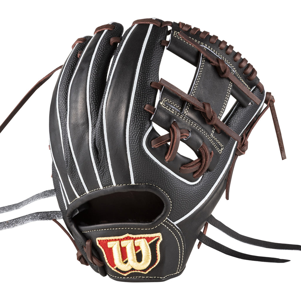 軟式用 Wilson Staff DUAL 内野手用 86PF型 - ブラックSS by Wilson