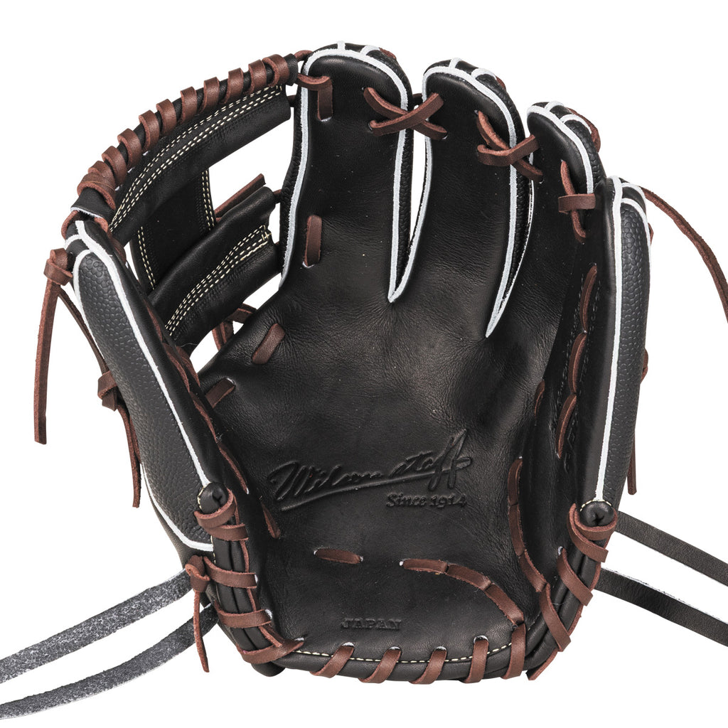 軟式用 Wilson Staff DUAL 内野手用 86PF型 - ブラックSS by Wilson