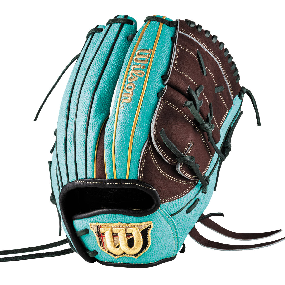 女子ソフトボール用 Wilson Queen DUAL 投手用 S1 - Dブラウン×ティールSS
