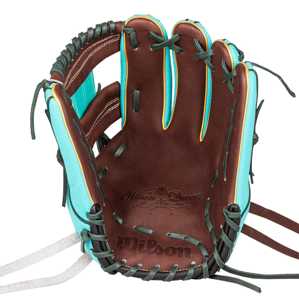 女子ソフトボール用 Wilson Queen DUAL 内野手用 87 - Dブラウン
