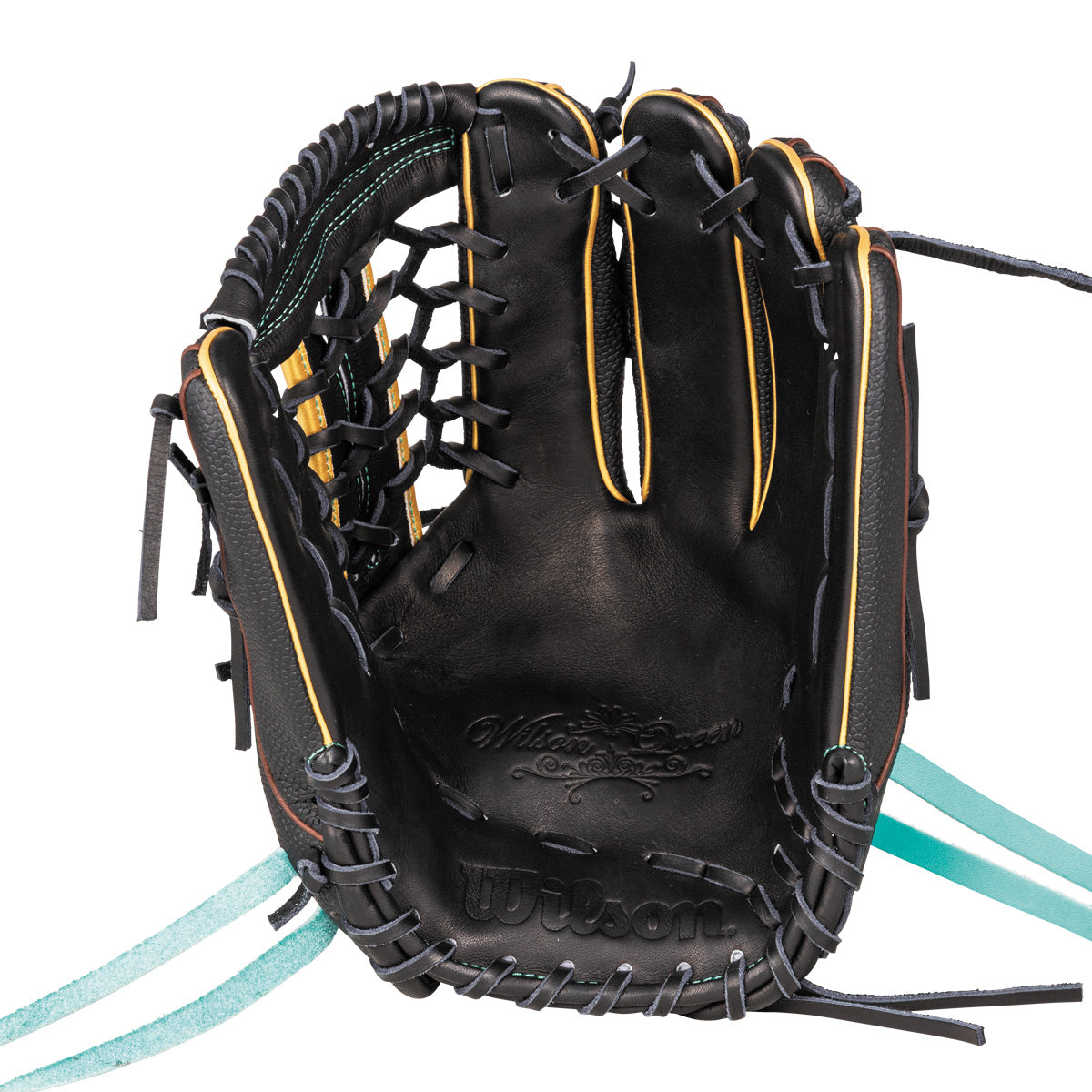 女子ソフトボール用 Wilson Queen DUAL ユーティリティ用 95 - ブラック/ブラックSS