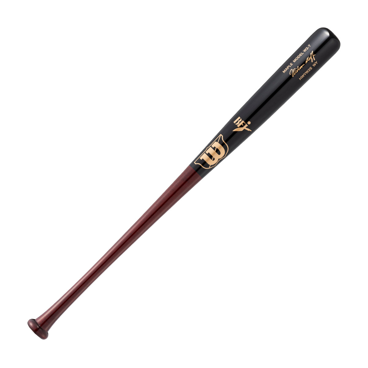 Wilson Staff メープル 硬式用木製 高密度 (W2S-T型) - ブラック×赤褐色
