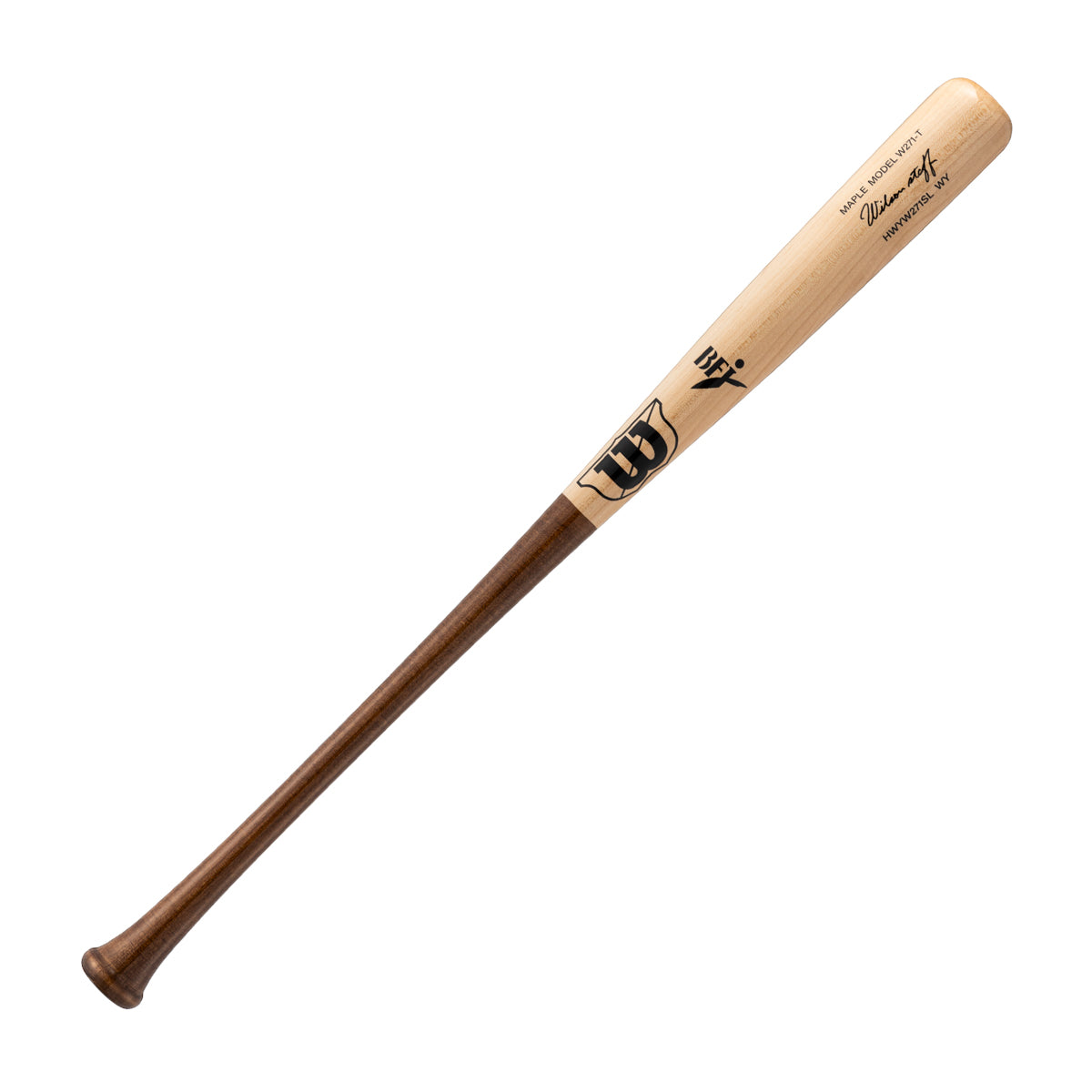 Wilson Staffメープル 硬式用木製 超軽量(W271S-T型) - ナチュラル×ブラウン