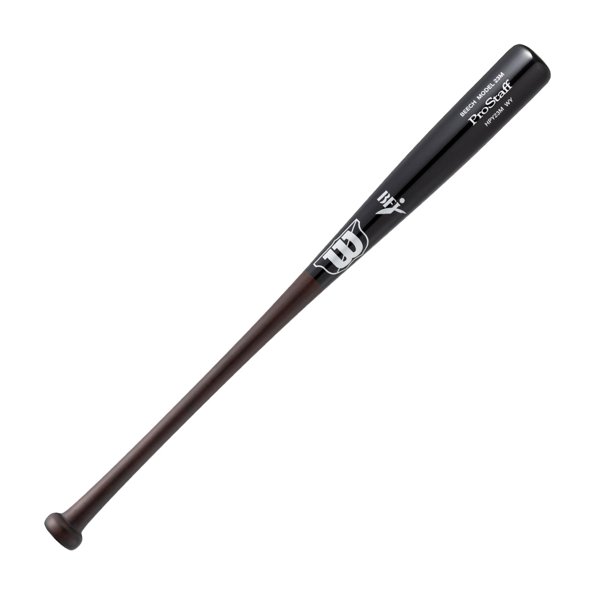Pro Staff ビーチ 硬式用木製 (23M型) - ブラック×ダークブラウン