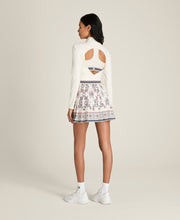 パワープレイドレス - プリントホワイト