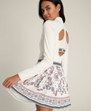 パワープレイドレス - プリントホワイト