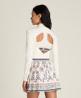 パワープレイドレス - プリントホワイト