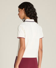 Crop Classic Polo White