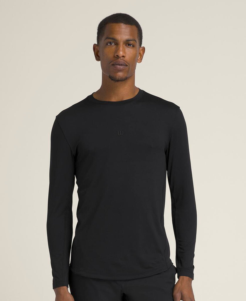 エブリデイ パフォーマンス ロングスリーブ Tシャツ - ブラック by