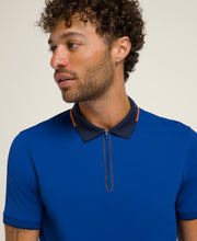 【30%OFF】アドバンテージ ジップポロ - ロイヤルブルー