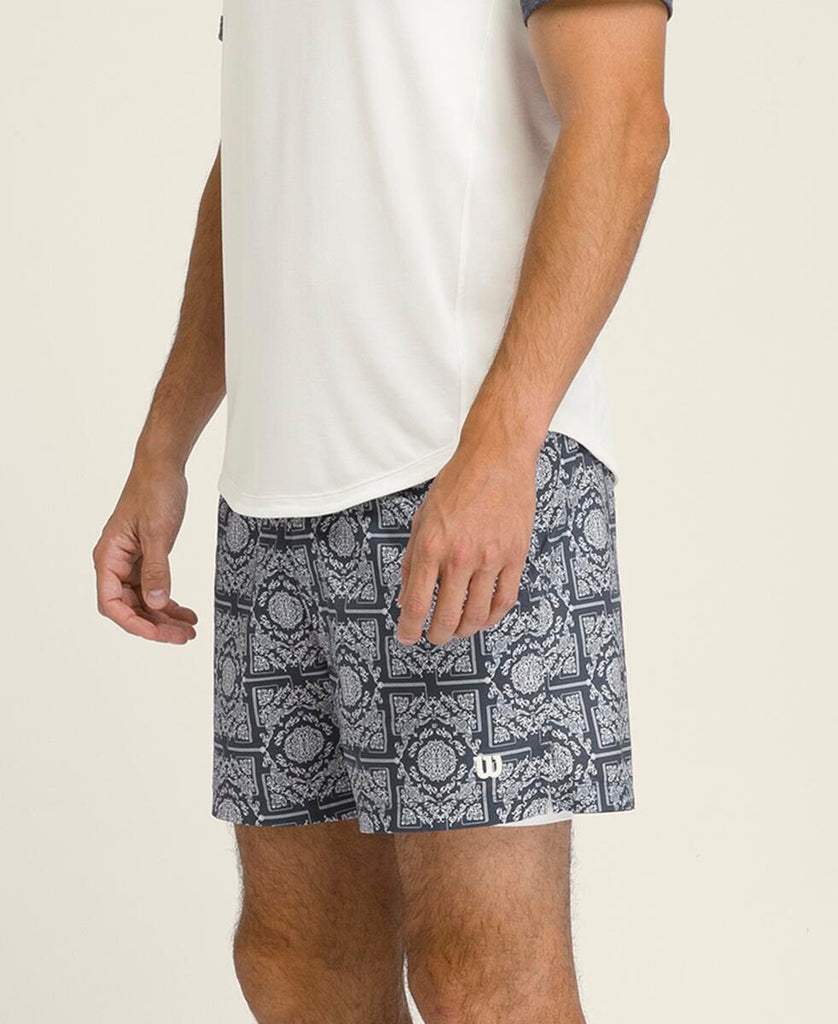 テニス ボレー ショートパンツ 6インチ - ダスクブルー by Wilson