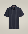 【50%OFF】オールシーズン ポロ ピンストライプ - クラシックネイビー