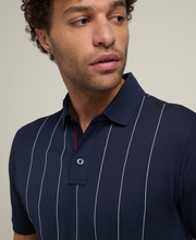 【50%OFF】オールシーズン ポロ ピンストライプ - クラシックネイビー