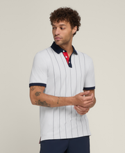 【50%OFF】オールシーズン ポロ ピンストライプ - クラブグレー