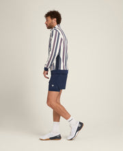 【30%OFF】クレアモント ウォームアップ ポップオーバージャケット - ストライプ