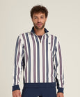 【30%OFF】クレアモント ウォームアップ ポップオーバージャケット - ストライプ