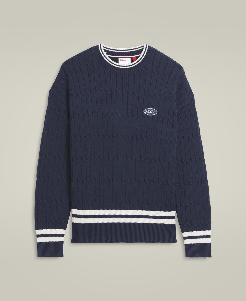 【30%OFF】ケーブルクルー セーター