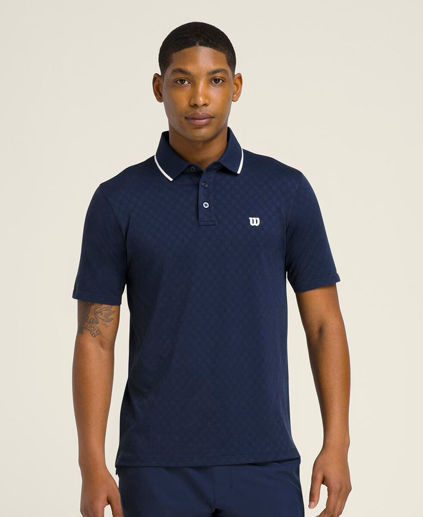 オールシーズン ポロ SE - クラシックネイビー／ジャカード by Wilson