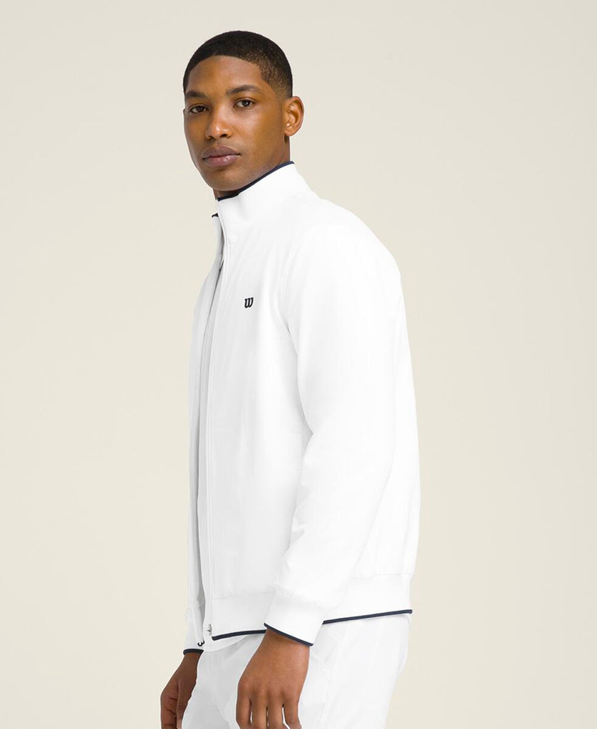 フルジップアップ ニット ジャケット - ホワイト by Wilson
