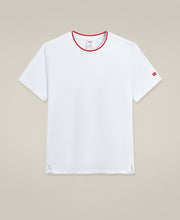 エリート パフォーマンス Tシャツ - ホワイト/アトミックブルー