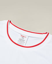 エリート パフォーマンス Tシャツ - ホワイト/アトミックブルー