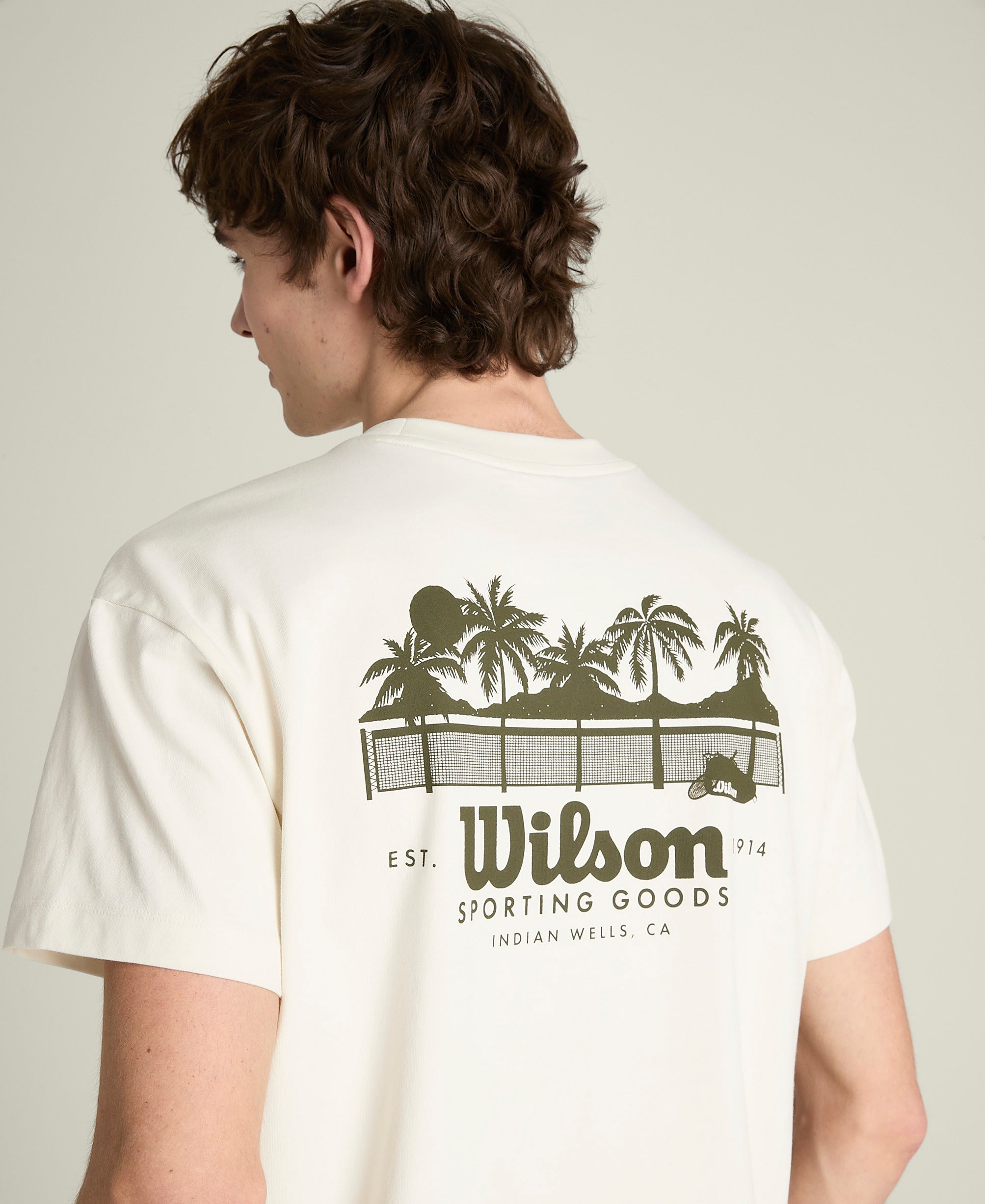 クラシックコットングラフィックTシャツ