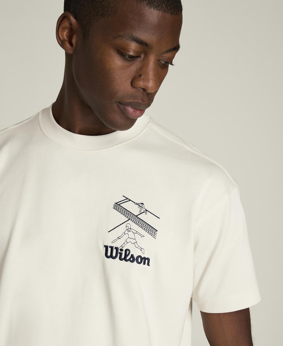 クラシックコットングラフィックTシャツ