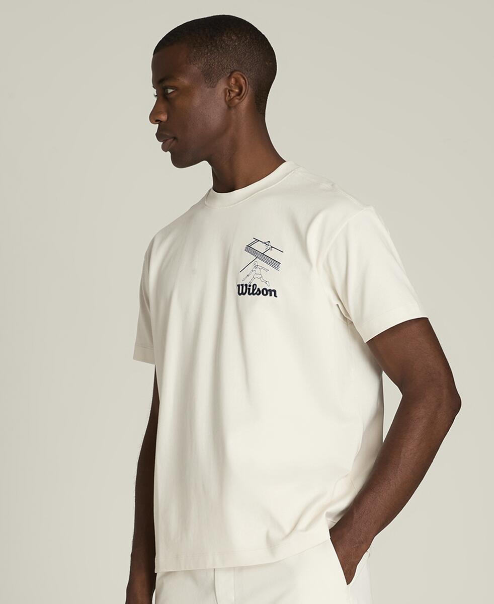 クラシックコットングラフィックTシャツ