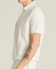 テックリネンニットポロ-サンドリフト