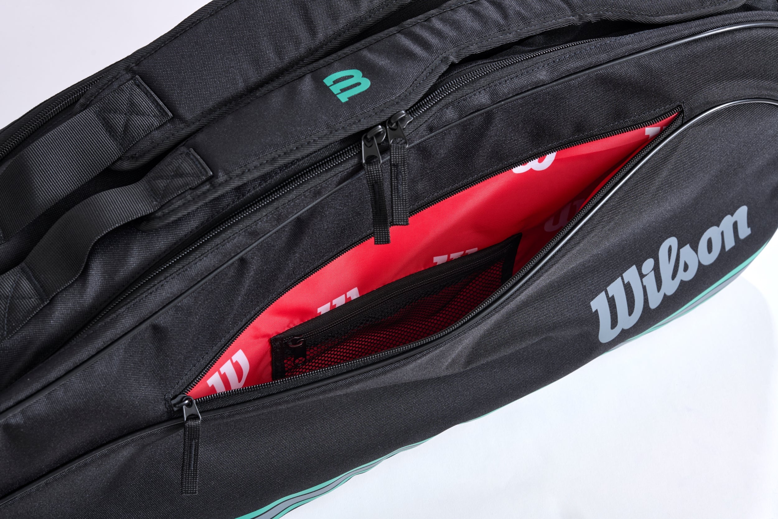 TEAM J 6PK RACKET BAG - ブラック