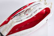TEAM J 6PK RACKET BAG - ホワイト