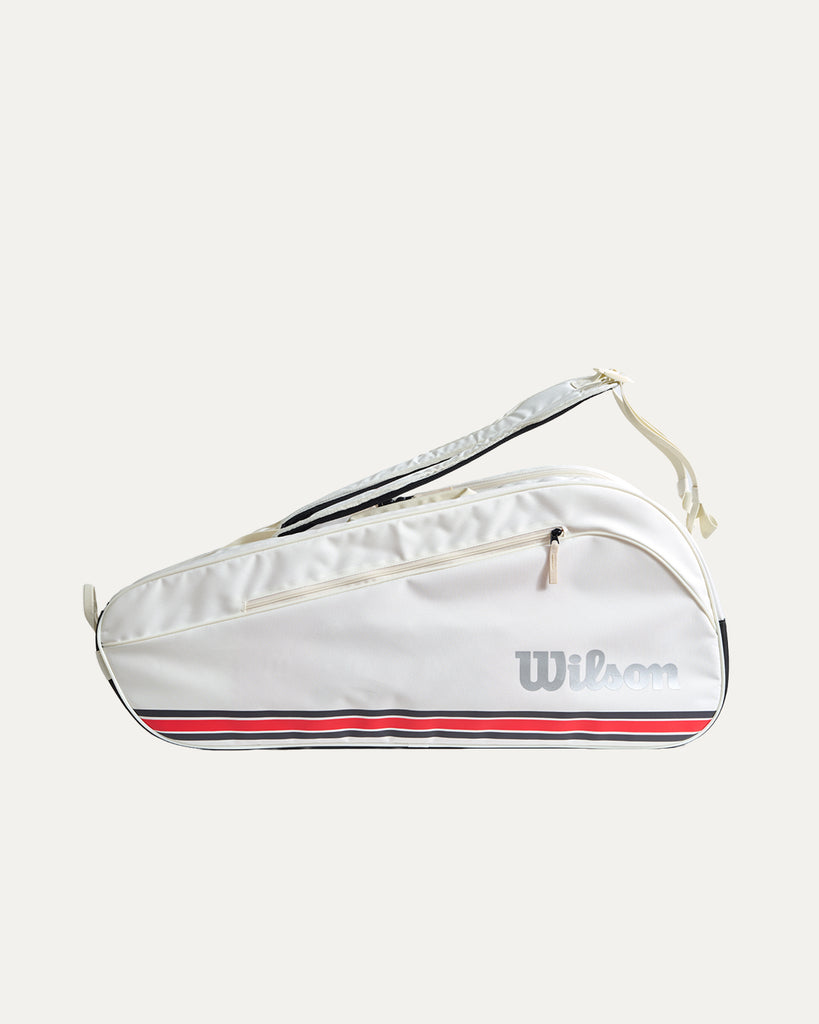 TEAM J 6PK RACKET BAG - ホワイト by Wilson Japan Racquet online