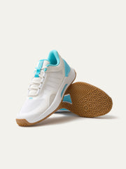 INTRIGUE TOUR(ウィメンズ)オムニコート - ホワイト/ブルーフィッシュ/Gum1a