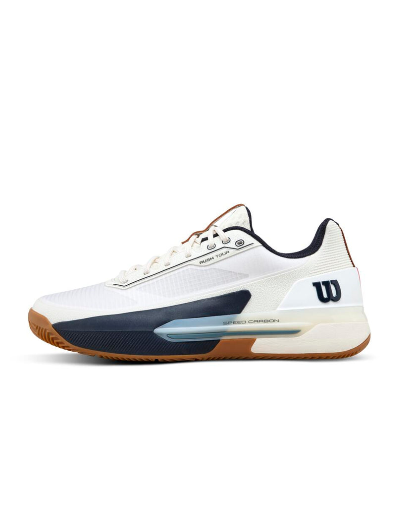 直営限定】RUSH TOUR 5 CLAY CLC - White/Navy Blazer/Gum1a by Wilson