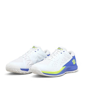 RUSH PRO ACE (メンズ)オムニコート-ホワイト/アンパロブルー/イエロー