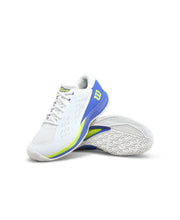 RUSH PRO ACE (メンズ)オムニコート-ホワイト/アンパロブルー/イエロー