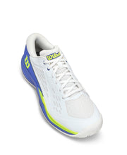 RUSH PRO ACE (メンズ)オムニコート-ホワイト/アンパロブルー/イエロー