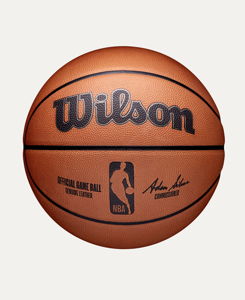 本革 NBA 公式ゲームボール ７号 NBA 公式ゲームボール 7号 本革製 by Wilson Japan Inflate online