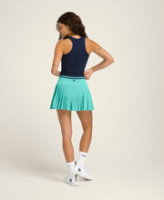 ミッドタウン テニス スコート - ターコイズ/クラシックネイビー